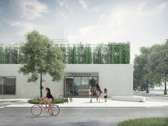 Knihovna Olomouc Trnkova.